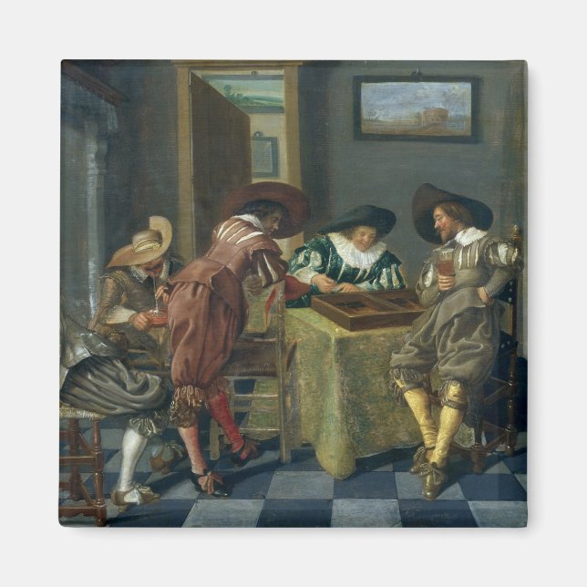 Aimant Le jeu du jacquet (Devant)