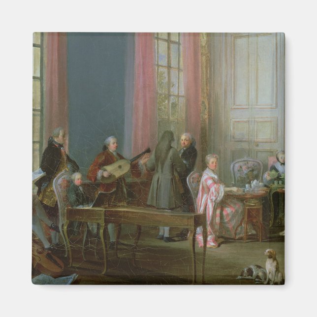 Aimant Le Jeune Mozart au clavichord (Devant)