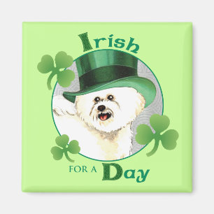 Aimant Le jour Bichon de St Patrick