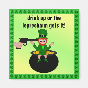 Aimant Le jour de St Patrick boivent jusqu'à la dernièr