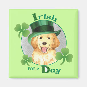 Aimant Le jour de St Patrick d'or