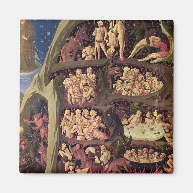 Aimant Le jugement Dernier, détail de l'enfer, c.1431 (Devant)