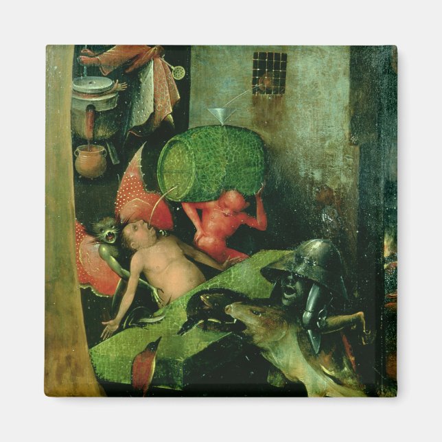 Aimant Le jugement Dernier : Détail du masque (Devant)