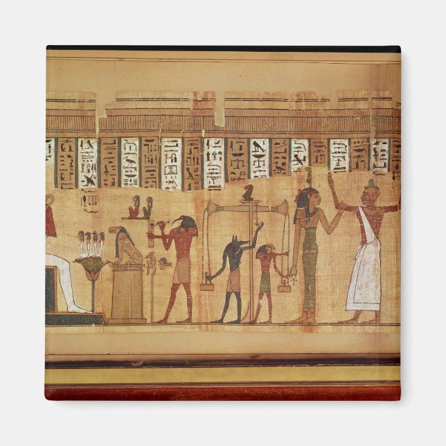 Aimant Le jugement d'Osiris, détail (Devant)