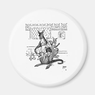 Aimant Le Kangaroo de la mère