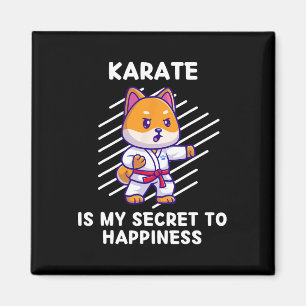 Aimant Le Karate De Shi Inu Est Mon Secret Au Bonheur Shi