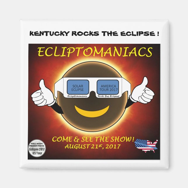 Aimant Le Kentucky Frappe L'Éclipse ! (Devant)