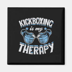 Aimant Le kickboxing est ma thérapie drôle boxe karaté Ma