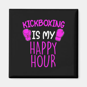 Aimant Le kickboxing est mon heure heureuse