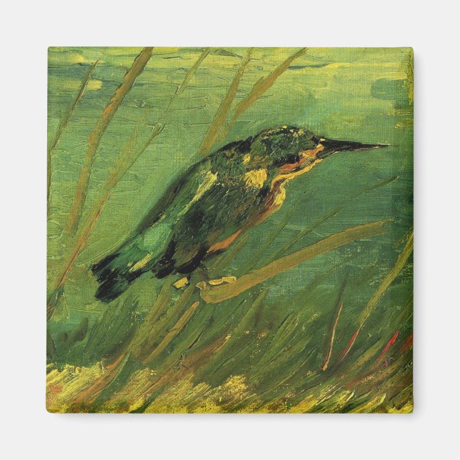Aimant Le Kingfisher Van Gogh Art (Devant)