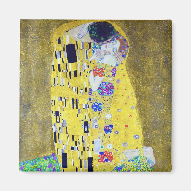 Aimant Le Kiss, Gustav Klimt (Devant)
