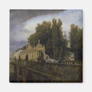 Aimant Le Konigsbrucke sur Konigsstrasse, Berlin, 1835