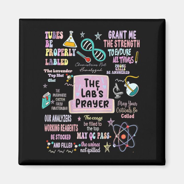 Aimant Le laboratoire de prière des laboratoires Scientif (Devant)