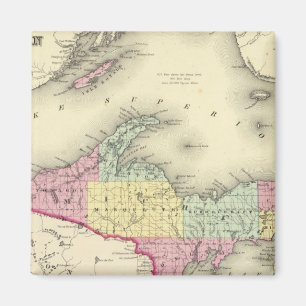 Aimant Le Lac Supérieur Et La Partie Nord Du Michigan