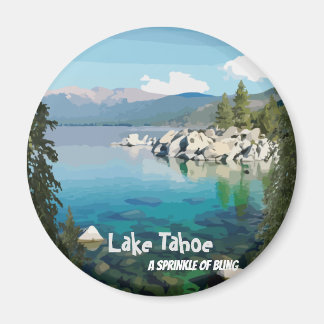Aimant Le lac Tahoe Un parfum de bling California
