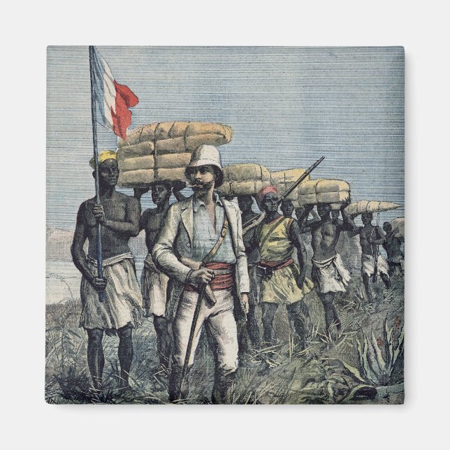 Aimant Le lieutenant Mizon sur sa mission de 1892 (Devant)