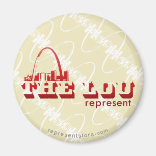 Aimant Le Lou St. Louis représente