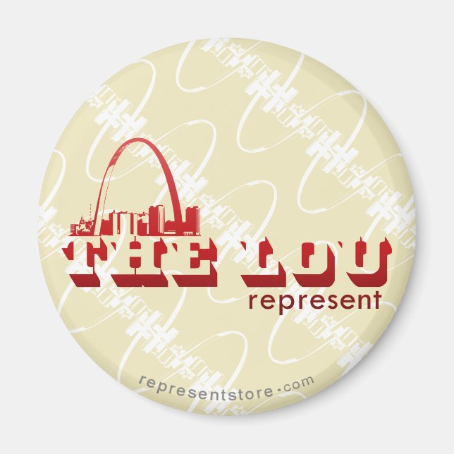 Aimant Le Lou St. Louis représente (Devant)