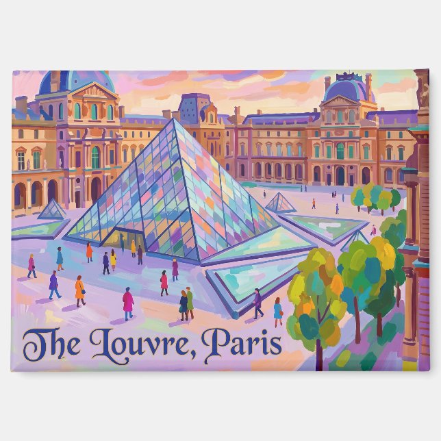 Aimant Le Louvre France (Recto)
