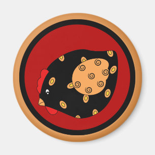 Aimant Le Magazine Country Chick Hen