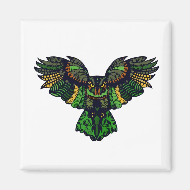 Aimant Le majestic Emerald Owl (Devant)