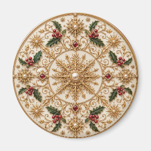 Aimant Le Mandala Impérial d'Hiver