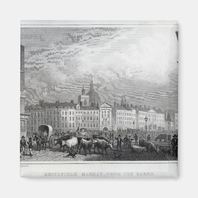 Aimant Le marché de Smithfield de la Barre (Devant)