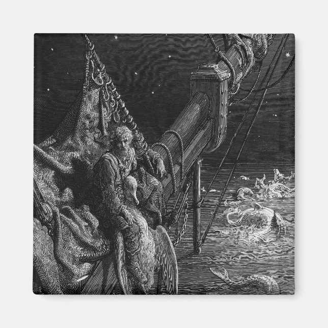 Aimant Le Mariner regarde les serpents de l'océan (Devant)