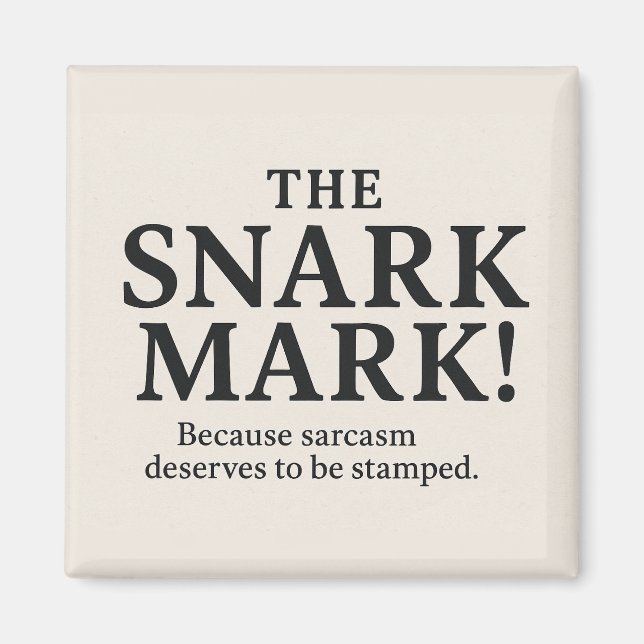 AIMANT LE MARQUE SNARK ! (Devant)