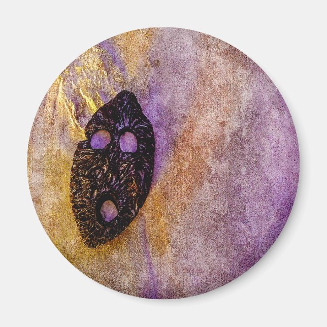 Aimant Le masque de la nature sur la plage (Devant)