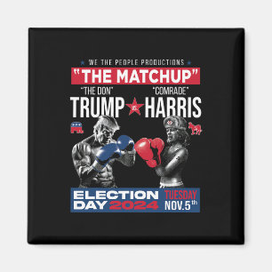 Aimant Le Matchup Du Don Et Du Camarade Harris - Pro Trum
