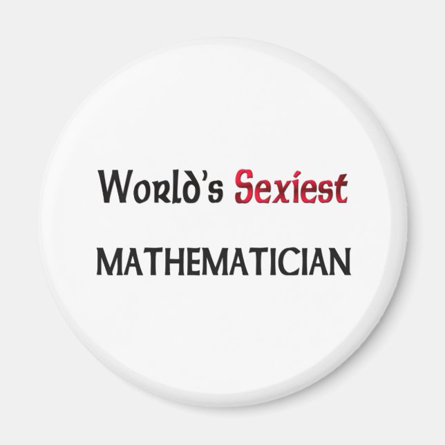 Aimant Le mathématicien le plus sexy du monde (Devant)