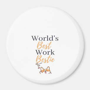 Aimant Le Meilleur Coworker Du Monde Graphique