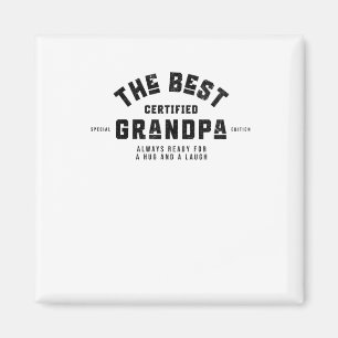 Aimant Le Meilleur Grand-Père. Toujours Prêt Pour Un Hug 