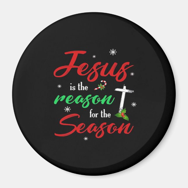 Aimant Le meilleur Jésus est pour la saison Noël (Devant)