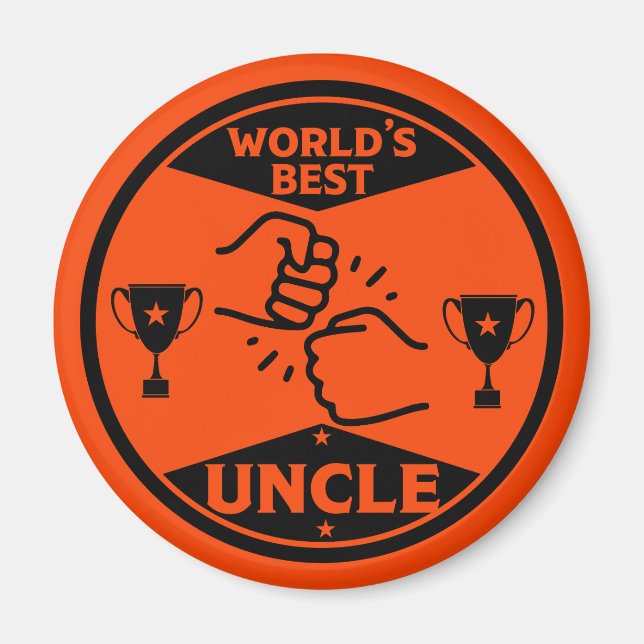 Aimant Le meilleur oncle du monde (Devant)
