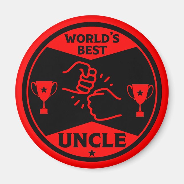 Aimant Le meilleur oncle du monde (Devant)