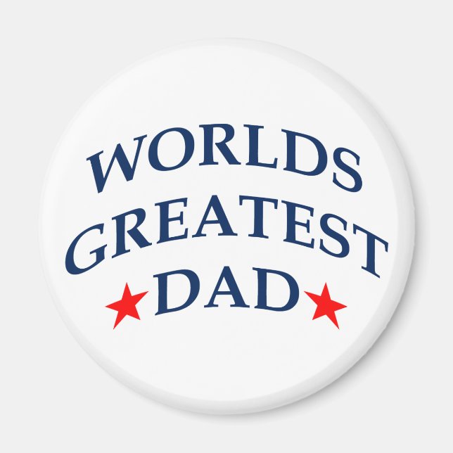 Aimant Le meilleur papa du monde (Devant)