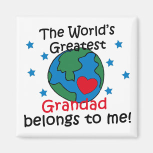 Aimant Le meilleur papy appartient à moi