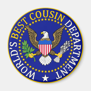 Aimant Le meilleur phoque du cousin du monde officiel