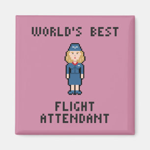 Aimant Le meilleur steward (hôtesse de l'air) du monde