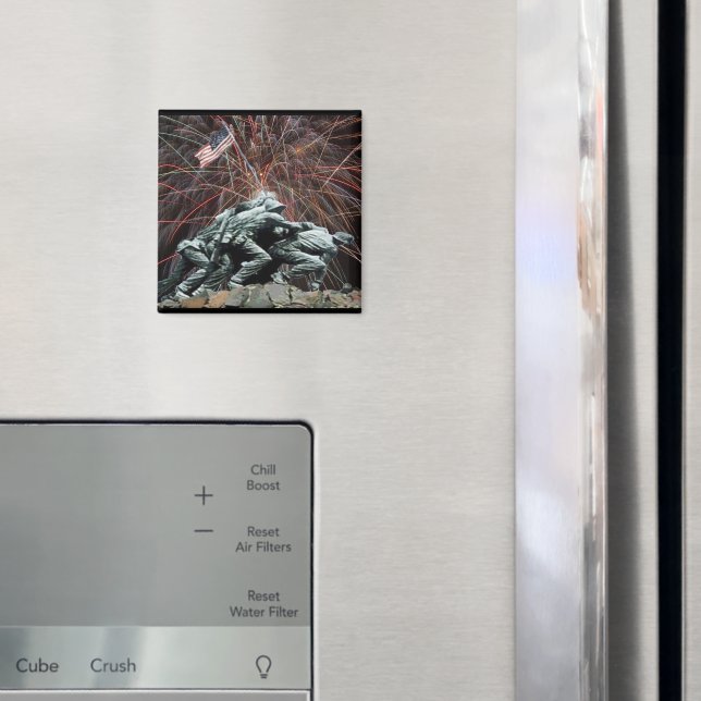 Aimant Le mémorial de guerre des Marines des États-Unis I (In situ (réfrigérateur))