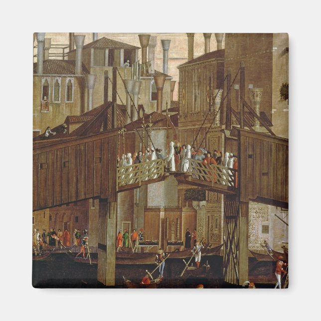 Aimant Le miracle de la relique de la Sainte Croix, détai (Devant)