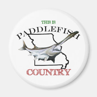 Aimant Le Missouri est un pays de paddlefish