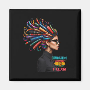 Aimant Le Mois de l'histoire noire L'éducation est la lib
