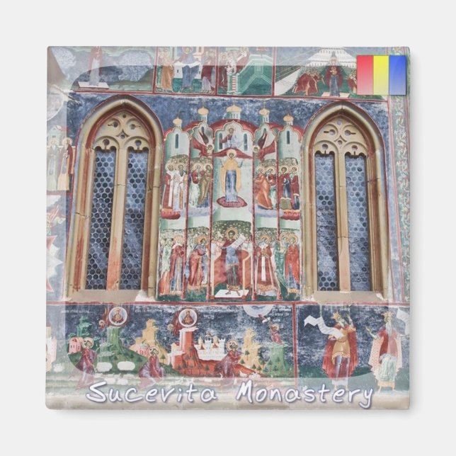 Aimant Le monastère de Sucevita (Devant)