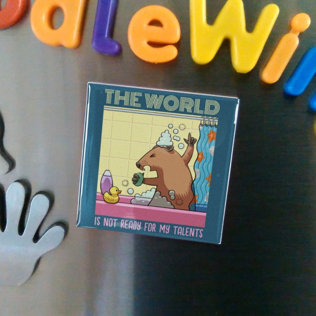 Aimant Le monde n'est pas prêt à chanter la marmotte (Créateur téléchargé)