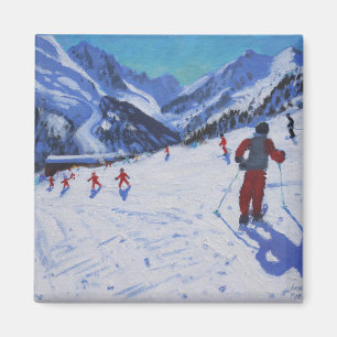 Aimant Le moniteur de ski Mottaret