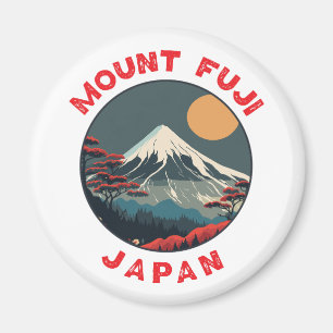 Aimant Le Mont Fuji Japon cercle en détresse