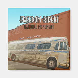 Aimant Le monument national Freedom Riders Alabama